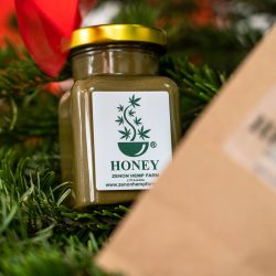 Hemp honey - perfect Christmas gift idea. Made on Zenon Hemp Farm