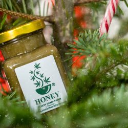 Hemp honey made on Zenon Hemp farm is a perfect idea for Christmas gift