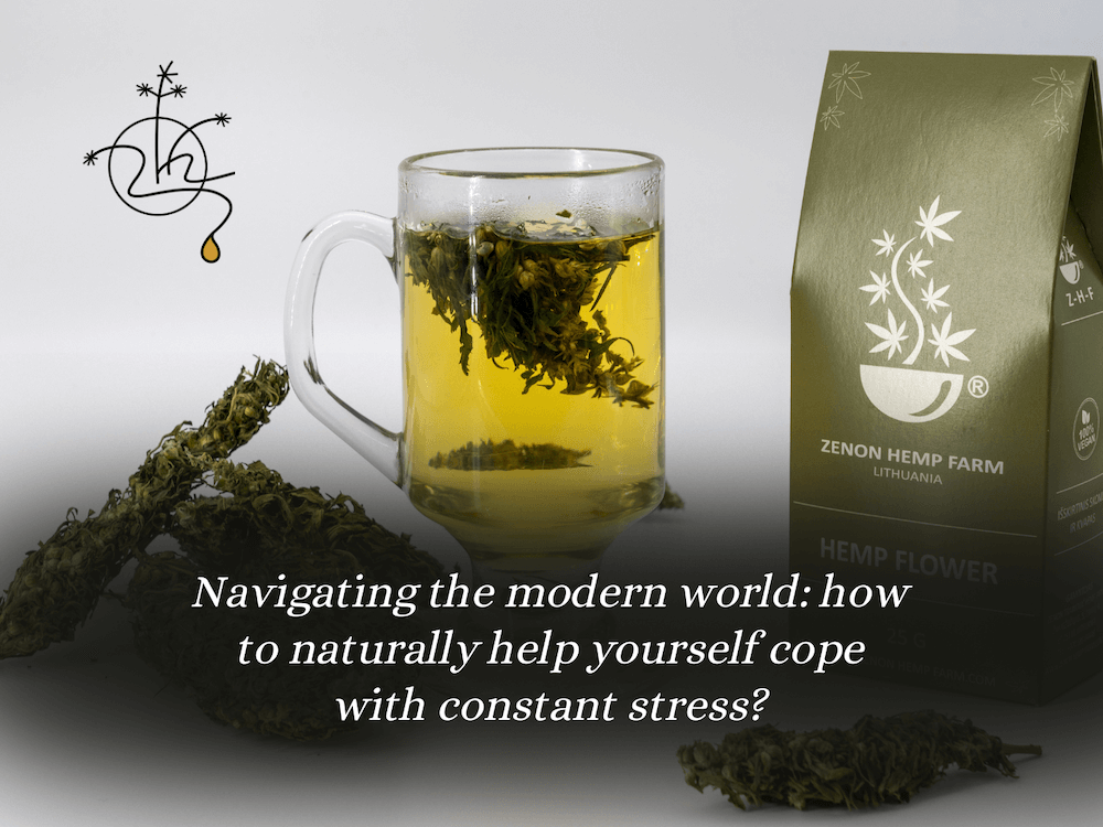Kanapių arbatos puodelis kasdien padeda sumažinti stresą